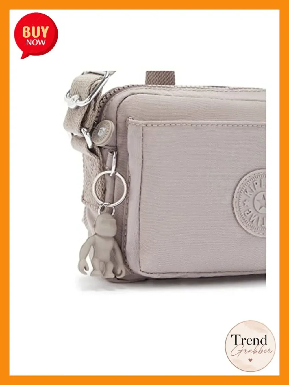 Kipling Abanu Convertible Crossbody Waist Pack Nylon Zip